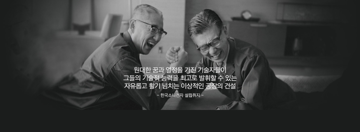 한국소니전자 설립 취지